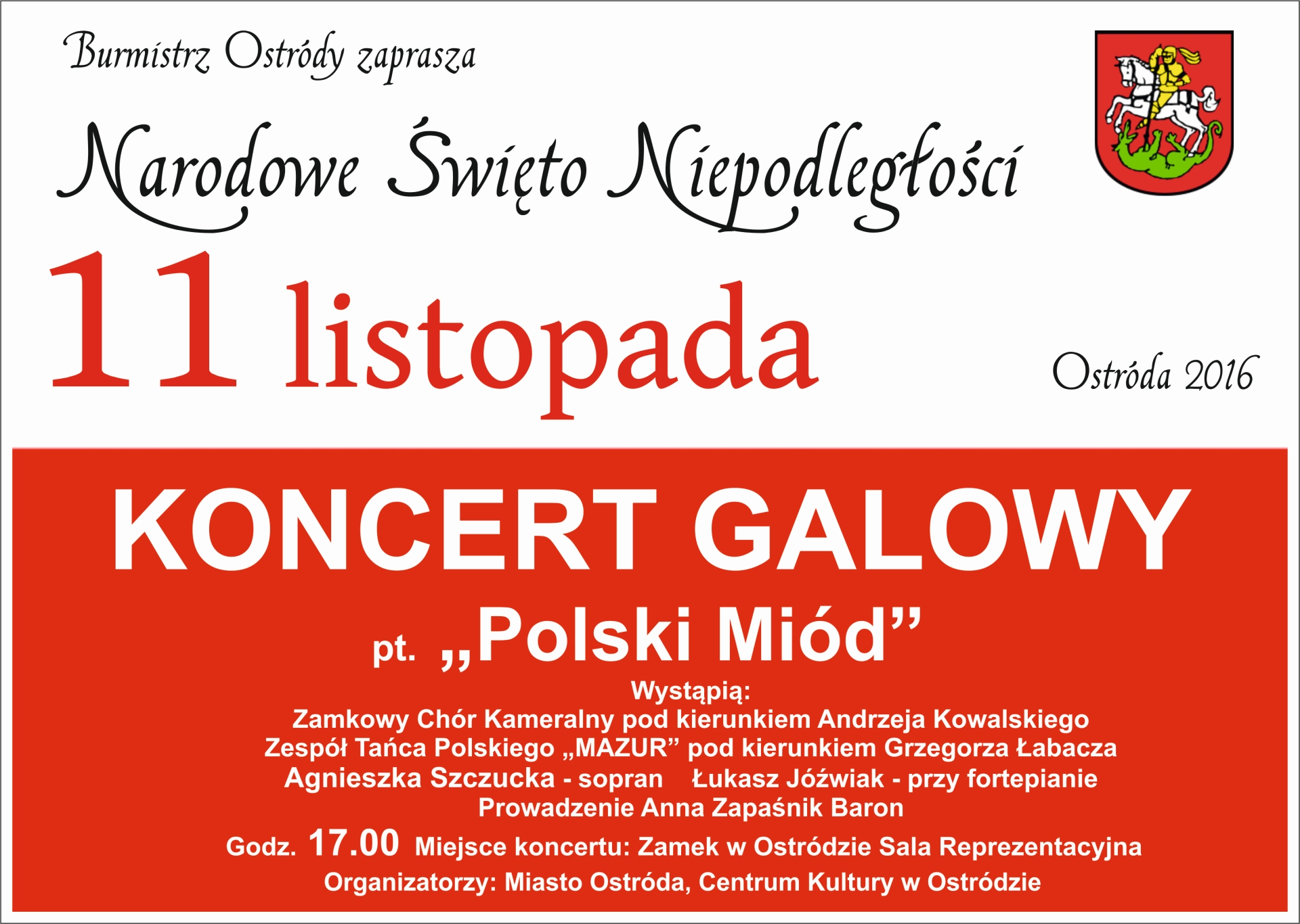 Koncert Galowy pt.”Polski Miód”
