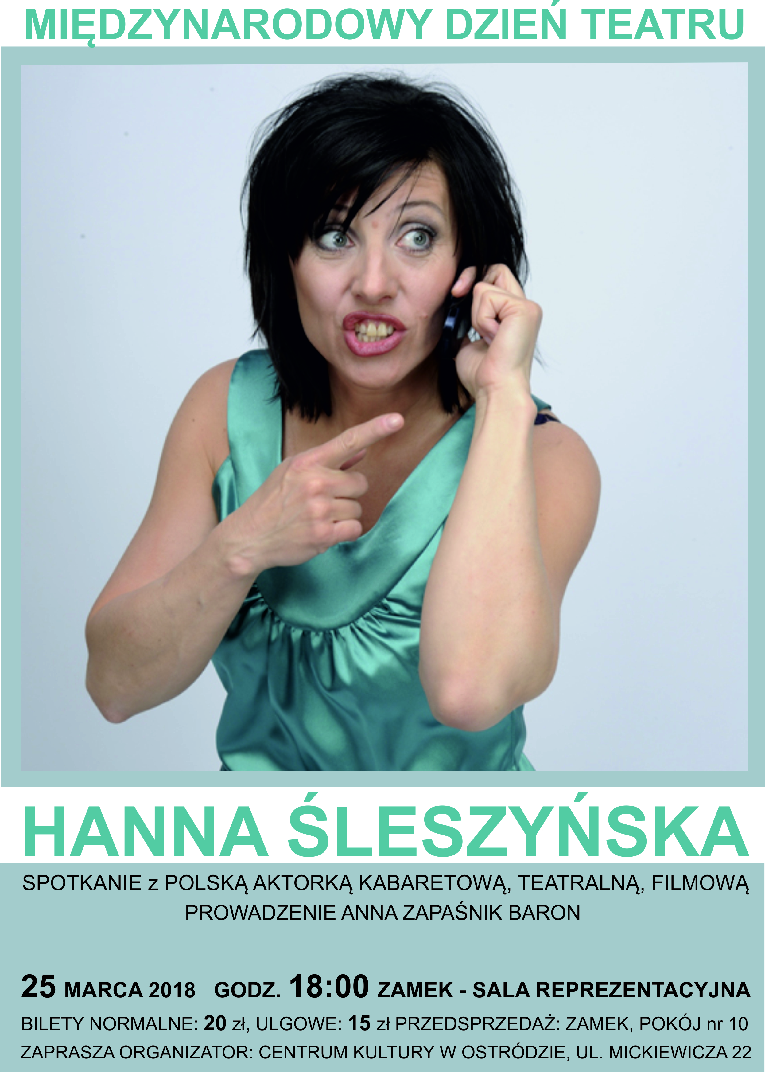 Międzynarodowy Dzień Teatru-Hanna Śleszyńska