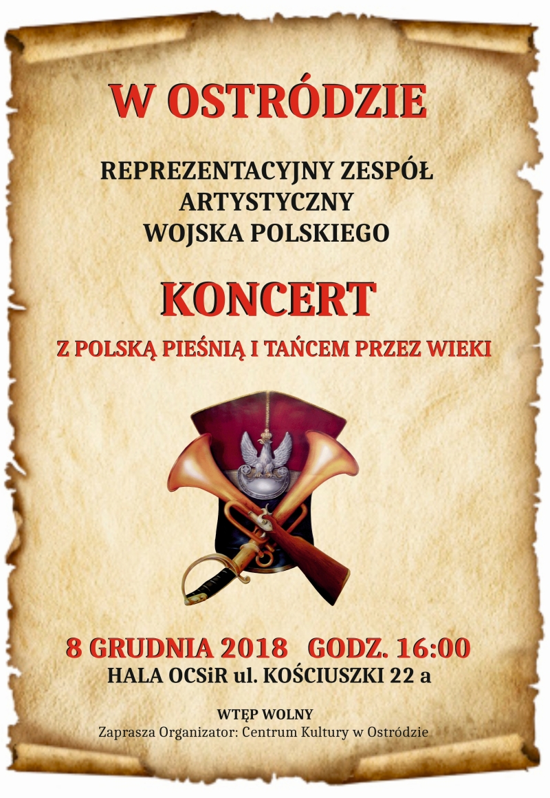 Koncert Reprezentacyjnego zespołu Artystycznego Wojska Polskiego