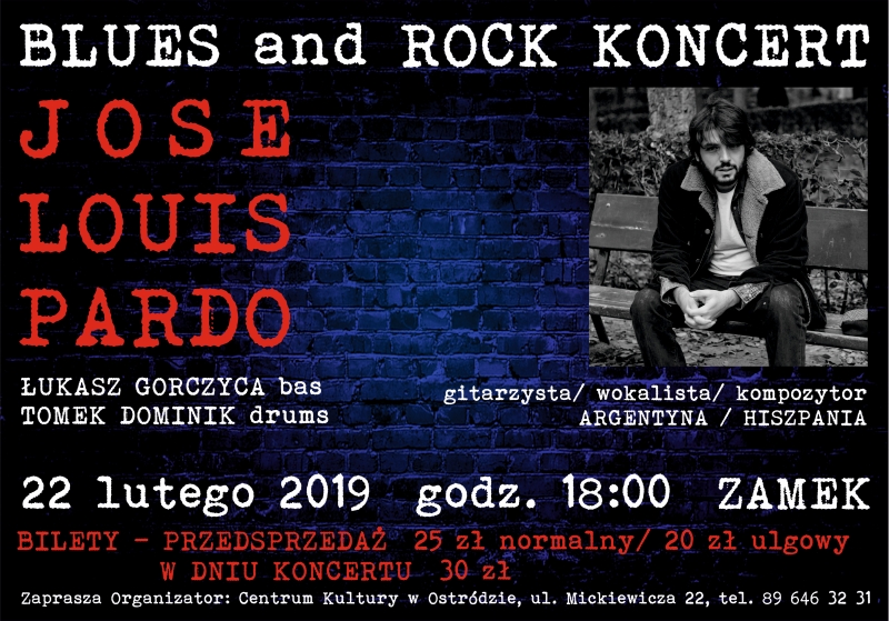 Jose Louis Pardo – koncert bluesowo-rockowy