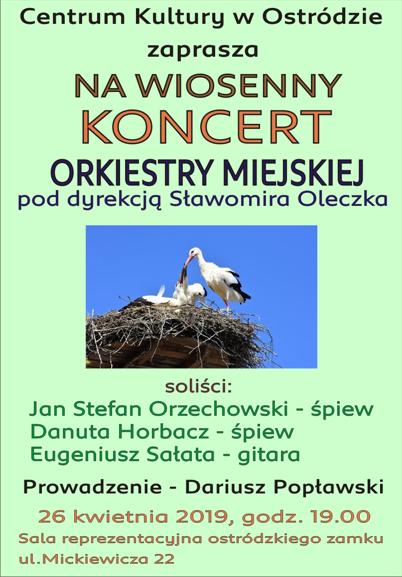 Wiosenny koncert Orkiestry Miejskiej