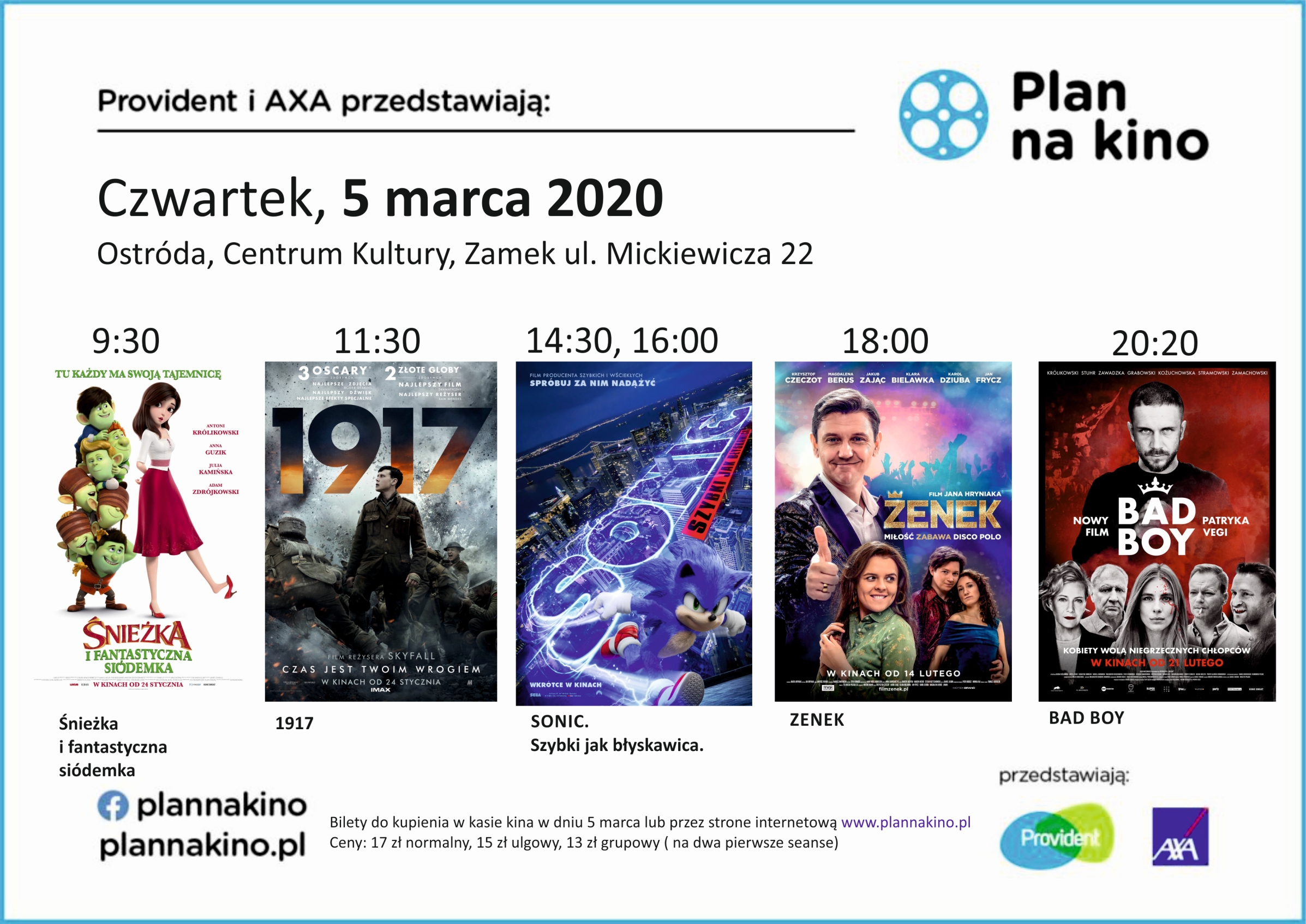 5 Marca 2020 Kino w Ostródzie