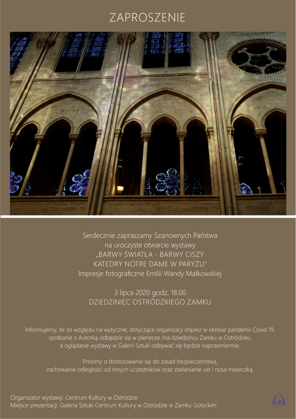 Barwy światła – barwy ciszy Katedry Notre Dame w Paryżu