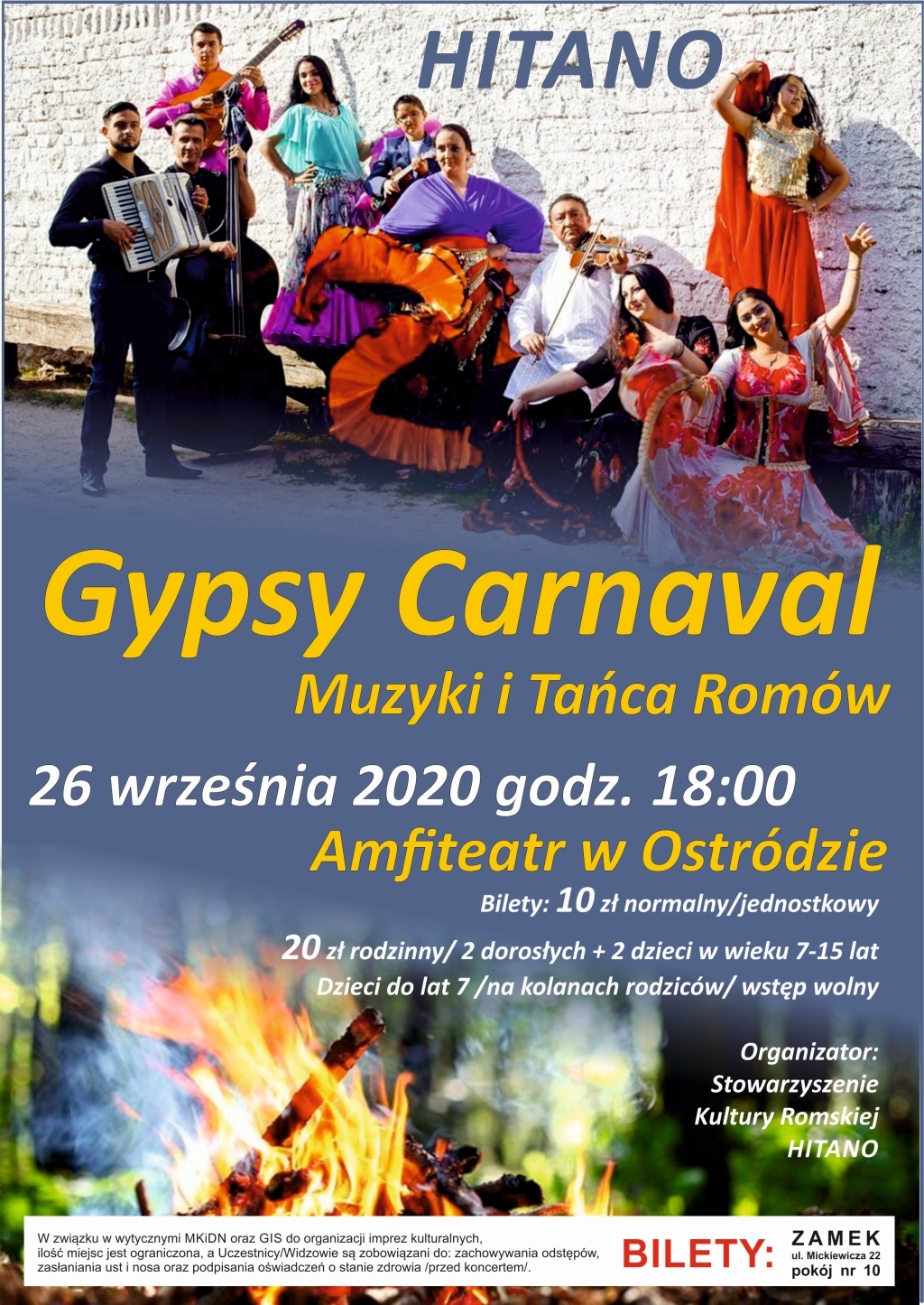 Koncert zespołu HITANO – Gypsy Carnaval Muzyki i Tańca Romów