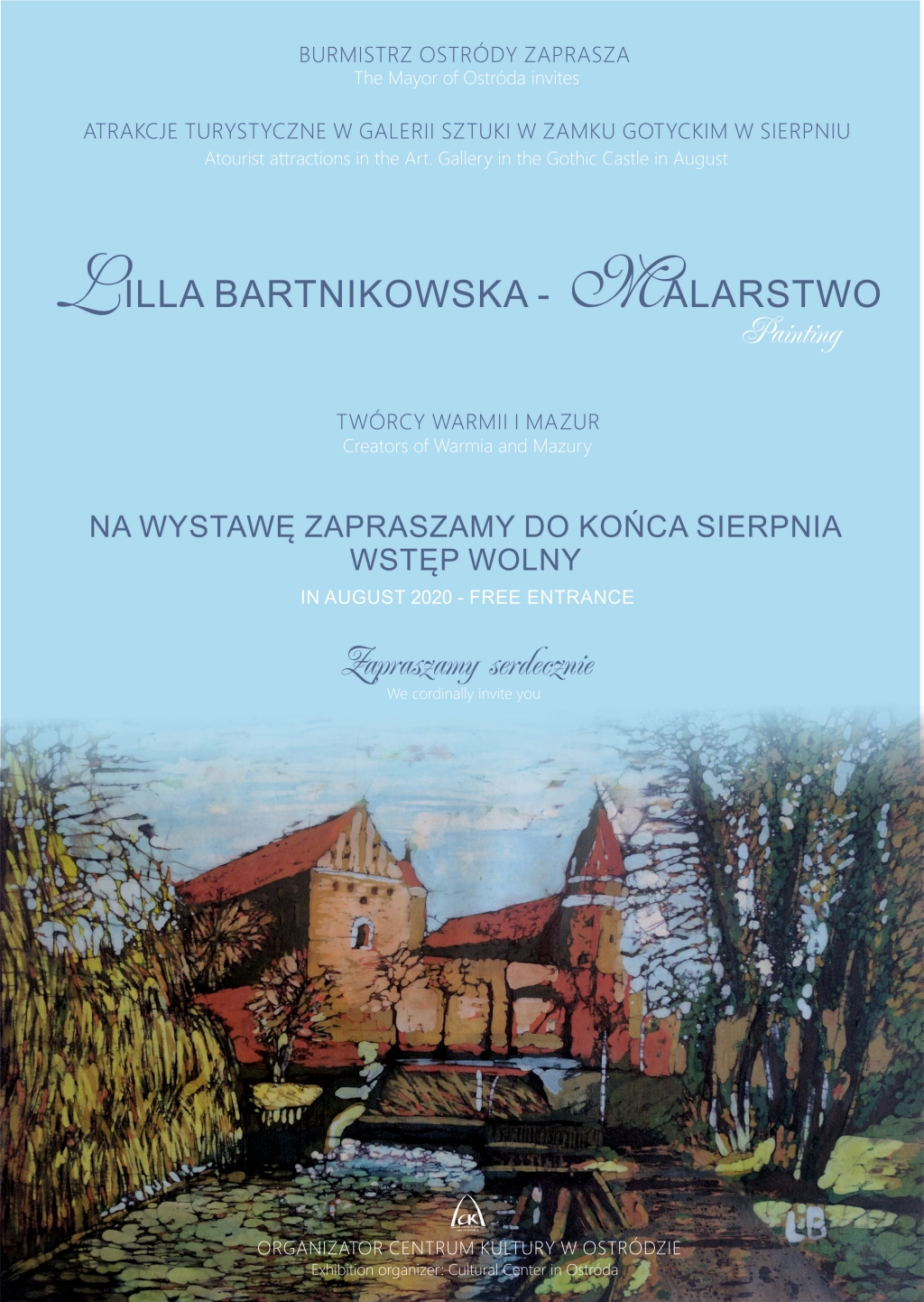Wernisaż wystawy malarstwa Lilli Bartnikowskiej