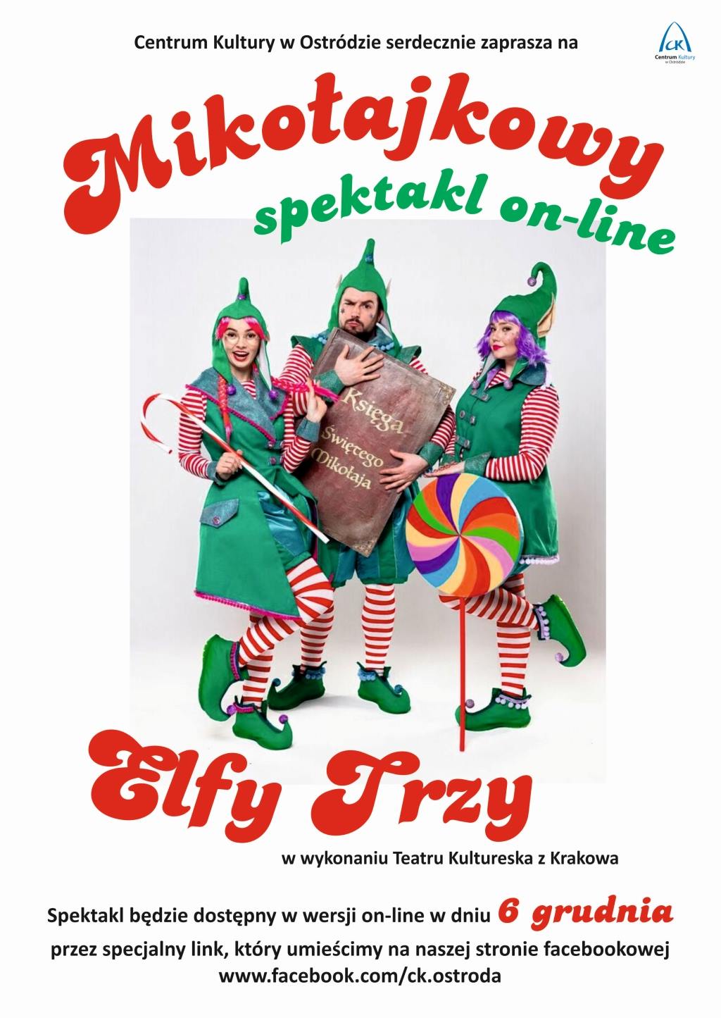 ELFY TRZY spektakl dla dzieci online.