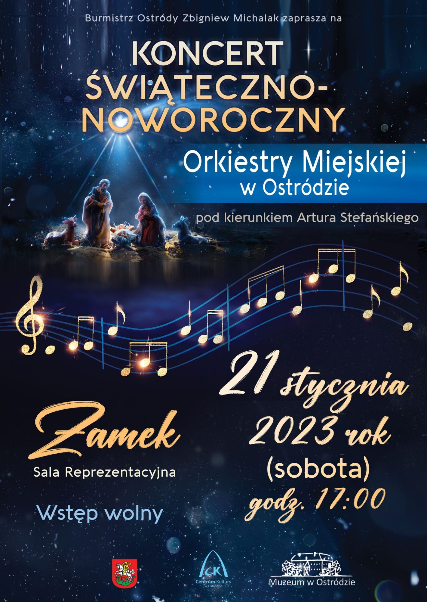 Koncert Świąteczno-Noworoczny Orkiestry Miejskiej w Ostródzie
